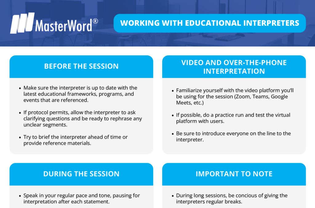 working with educational interpreters