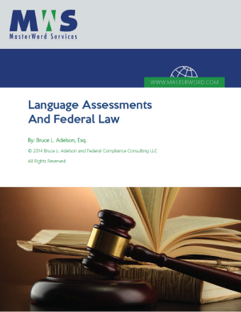 Language-Assessments and federal law white paper