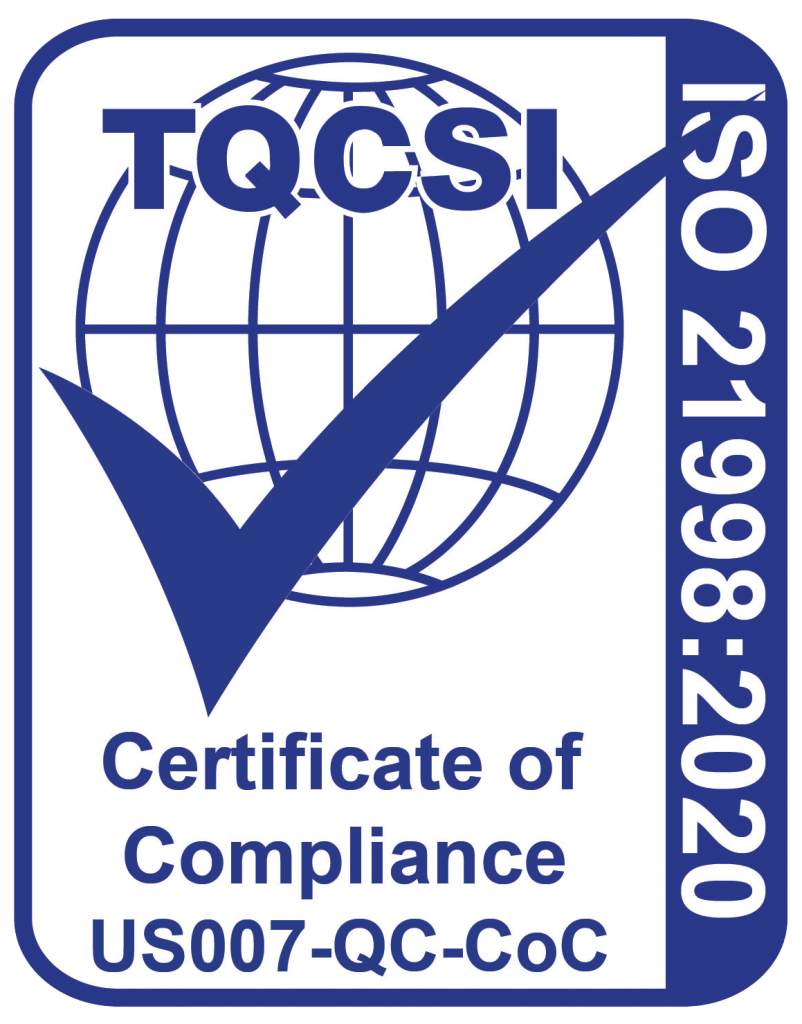Masterword CoC Certification Mark (ISO 21998)